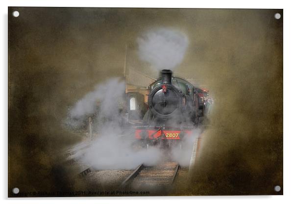Steam Arrival Acrylic by Richard Thomas