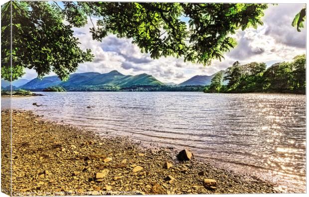 A View of Catbells Canvas Print by Ian Lewis