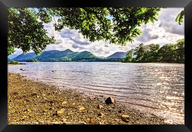 A View of Catbells Framed Print by Ian Lewis