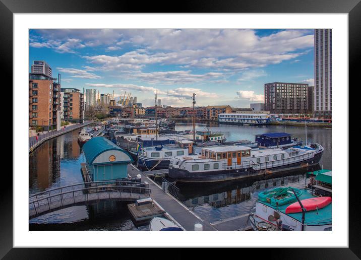 London Docklands Living Framed Mounted Print by peter tachauer