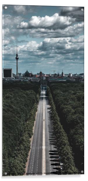 Brandenburger Tor View Above the Victory Column Acrylic by Dan Beegan