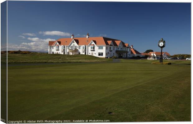 Turnberry Golf Club House Canvas Print by Alister Firth Photography