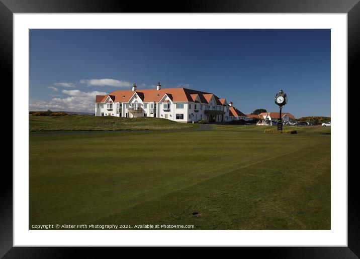 Turnberry Golf Club House Framed Mounted Print by Alister Firth Photography
