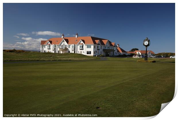 Turnberry Golf Club House Print by Alister Firth Photography