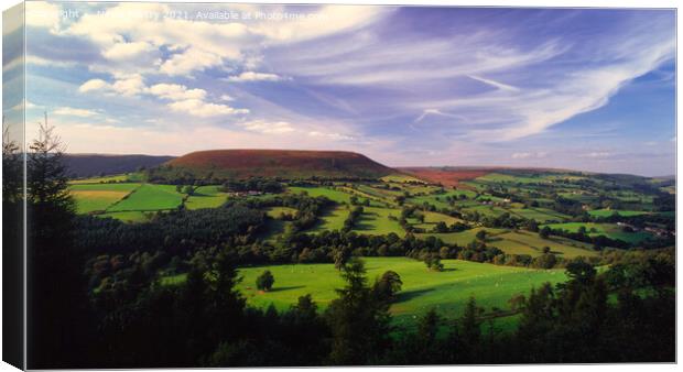 The North Yorkshire Countryside Canvas Print by Navin Mistry