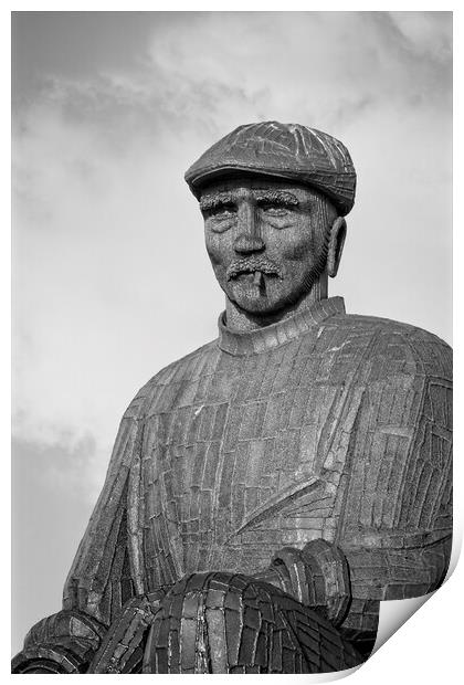 Fishermens Memorial, North Shields Print by Rob Cole