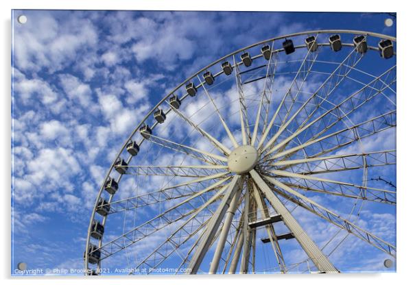 Wheel of Liverpool Acrylic by Philip Brookes