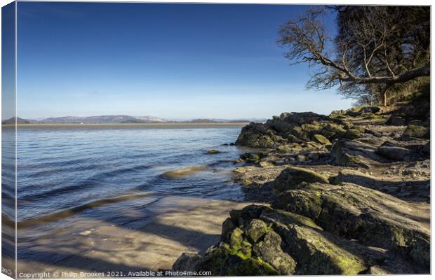 Arnside Shore Canvas Print by Philip Brookes