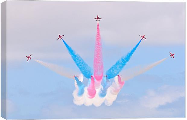 Classic Red Arrows Canvas Print by Jeni Harney
