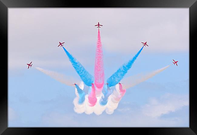 Classic Red Arrows Framed Print by Jeni Harney