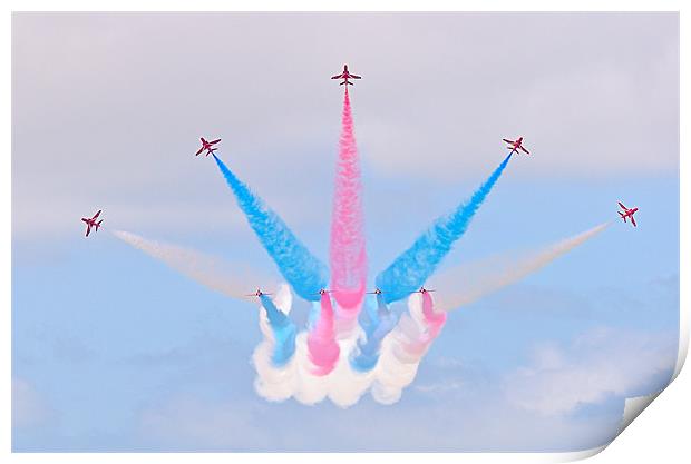 Classic Red Arrows Print by Jeni Harney