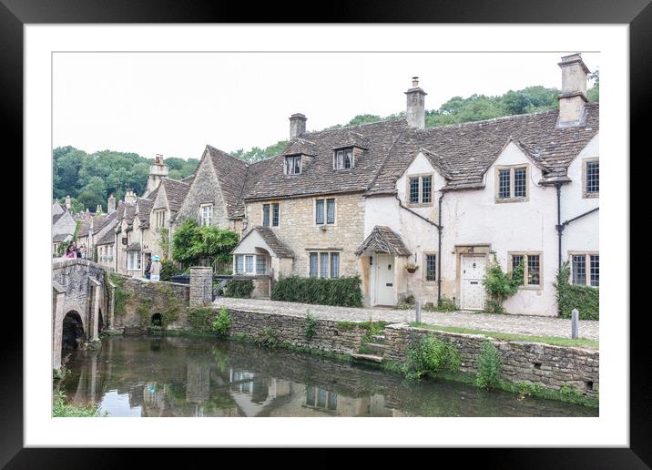 Castle Combe   Framed Mounted Print by Graham Custance