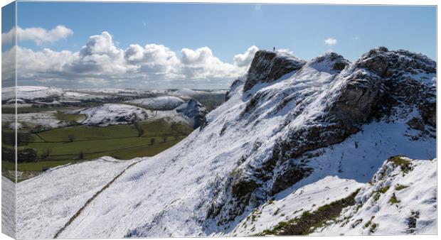 Chrome Hill With Parkhouse Hill Peak District Canvas Print by Phil Durkin DPAGB BPE4