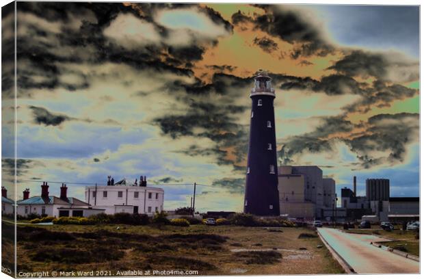 Dungeness Solarized. Canvas Print by Mark Ward