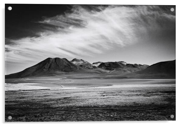 Atacama Desert Mountains Acrylic by Joao Carlos E. Filho