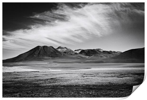 Atacama Desert Mountains Print by Joao Carlos E. Filho