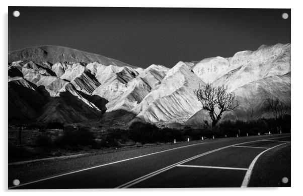 Road to Atacama - RN-52 Acrylic by Joao Carlos E. Filho