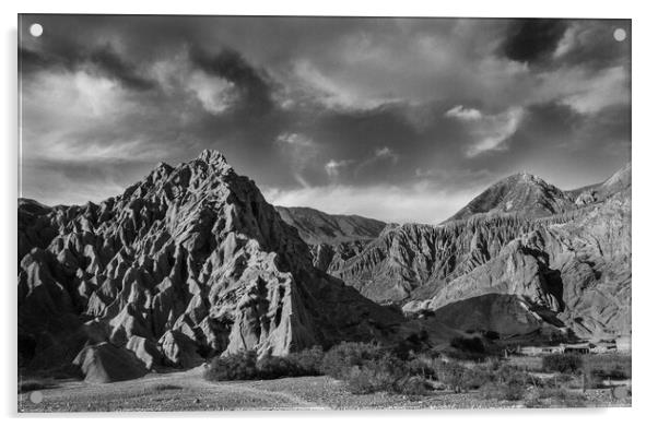 Mountains in Purmamarca - Argentina Acrylic by Joao Carlos E. Filho