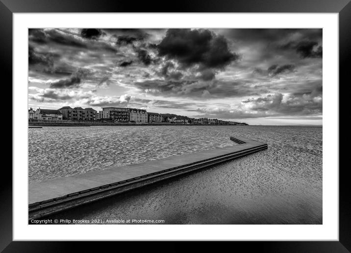 West Kirby Marine Lake Framed Mounted Print by Philip Brookes