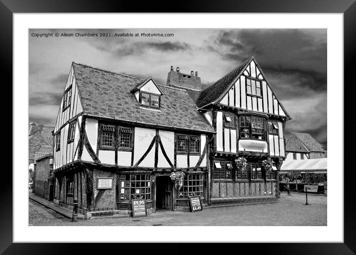 Tudor York Framed Mounted Print by Alison Chambers
