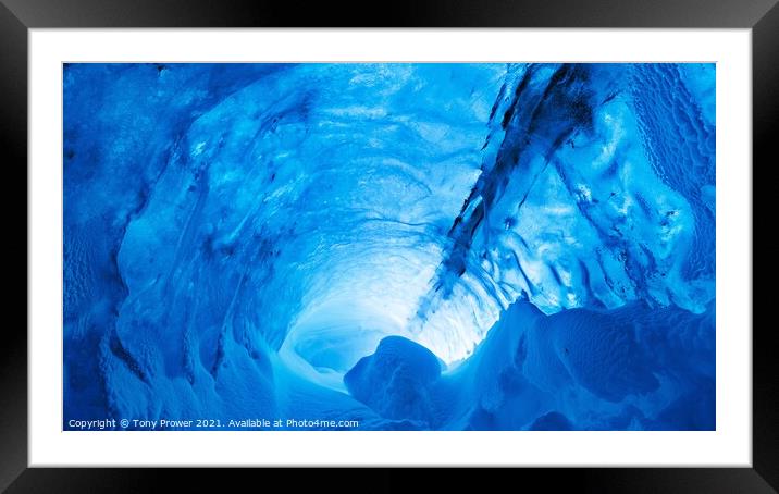 Blue Tunnel Framed Mounted Print by Tony Prower