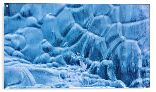 Abstract Ice Acrylic by Tony Prower