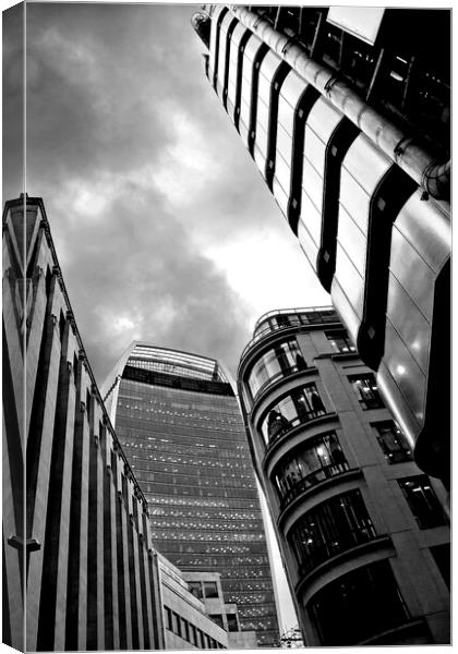 20 Fenchurch Street Walkie-Talkie Lloyd's of London Canvas Print by Andy Evans Photos