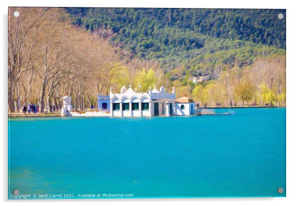 Blues of Banyoles in Spring - CR2103-4866-PIN Acrylic by Jordi Carrio