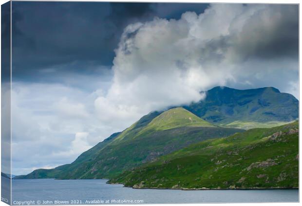 Connemara - a wild, rugged landscape Canvas Print by johnseanphotography 