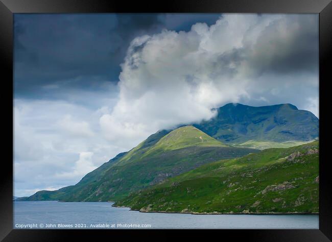 Connemara - a wild, rugged landscape Framed Print by johnseanphotography 