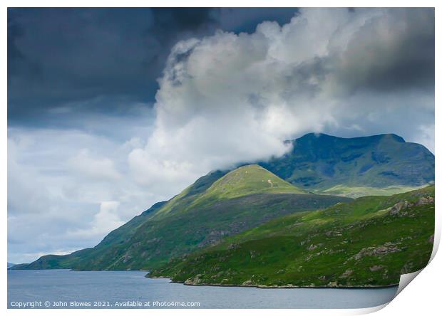 Connemara - a wild, rugged landscape Print by johnseanphotography 