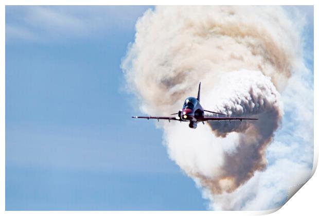 Red Arrows Red 7 Print by J Biggadike