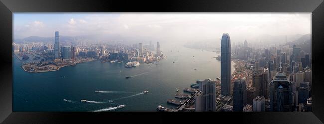 Hong Kong Harbour Framed Print by Sonny Ryse