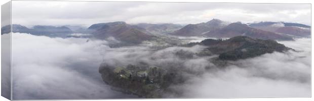 Newlands Valley and Catbells on a winters morning Canvas Print by Sonny Ryse