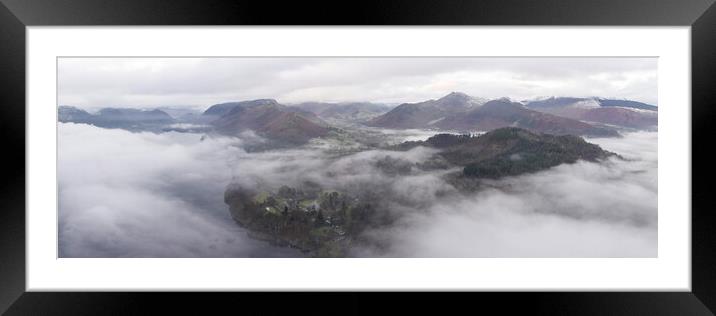 Newlands Valley and Catbells on a winters morning Framed Mounted Print by Sonny Ryse