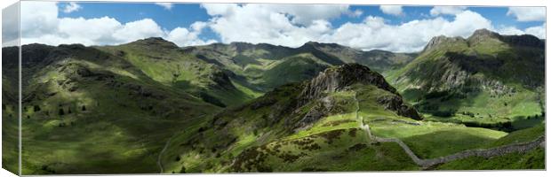 Side Pike in the Lake District Langdale Canvas Print by Sonny Ryse