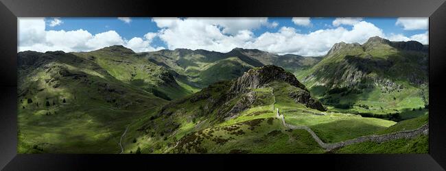 Side Pike in the Lake District Langdale Framed Print by Sonny Ryse