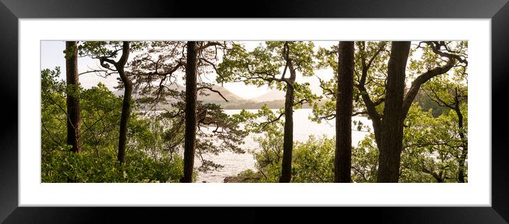 Derwentwater lake district Framed Mounted Print by Sonny Ryse