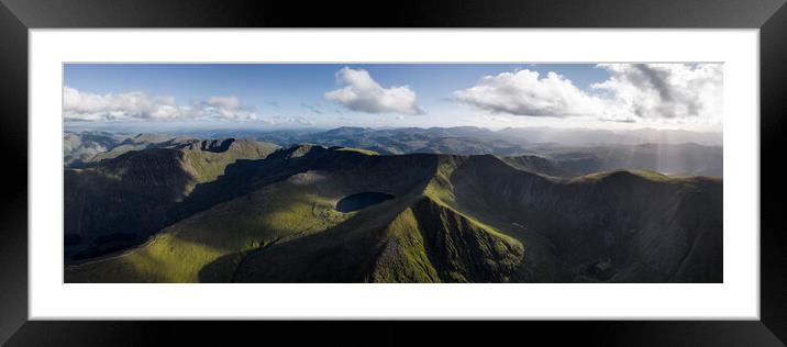 Helvellyn and Stiding edge Framed Mounted Print by Sonny Ryse