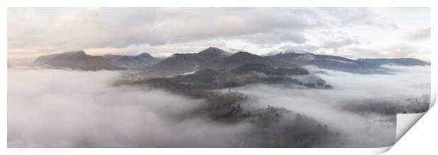 Lake District Mist Print by Sonny Ryse