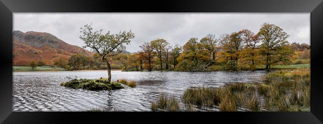 Rydal water in Autumn the lake district Framed Print by Sonny Ryse