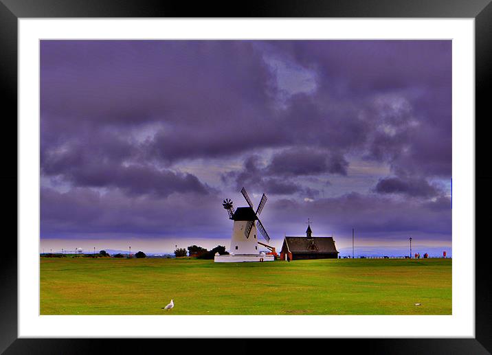 The Windmill Framed Mounted Print by Jacqui Kilcoyne