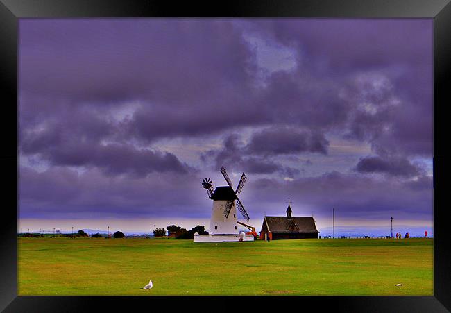 The Windmill Framed Print by Jacqui Kilcoyne