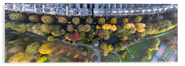 Harrogate Valley Gardens aerial north yorkshire Acrylic by Sonny Ryse