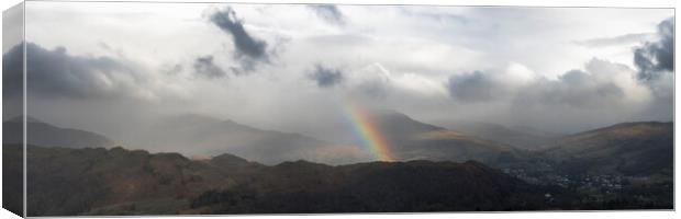 Lake District Rainbow Canvas Print by Sonny Ryse