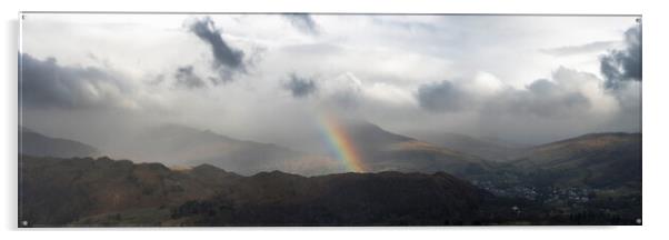 Lake District Rainbow Acrylic by Sonny Ryse