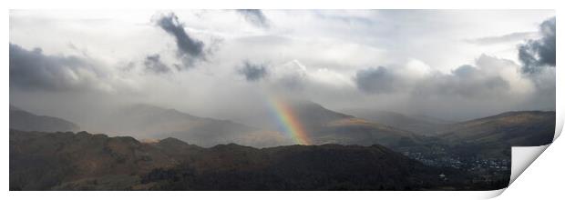 Lake District Rainbow Print by Sonny Ryse
