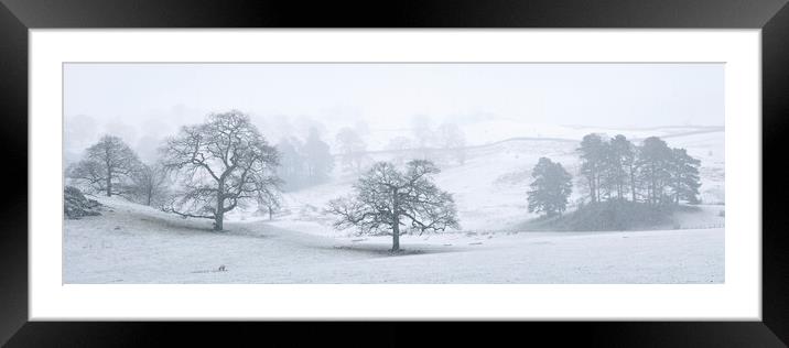 Rydal in winter lake district Framed Mounted Print by Sonny Ryse