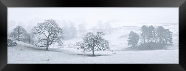 Rydal in winter lake district Framed Print by Sonny Ryse