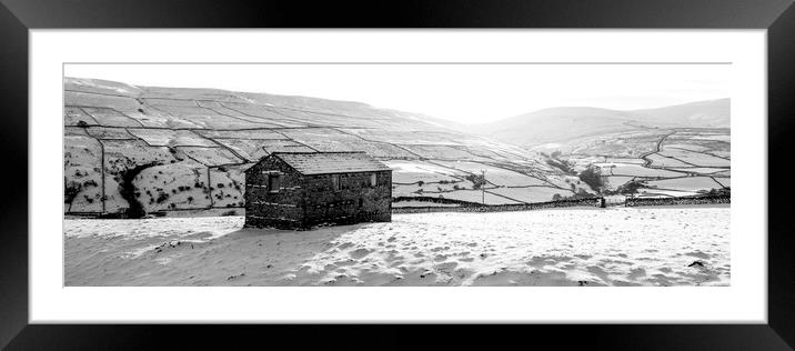 Swaledale Barn Yorkshire Dales Framed Mounted Print by Sonny Ryse